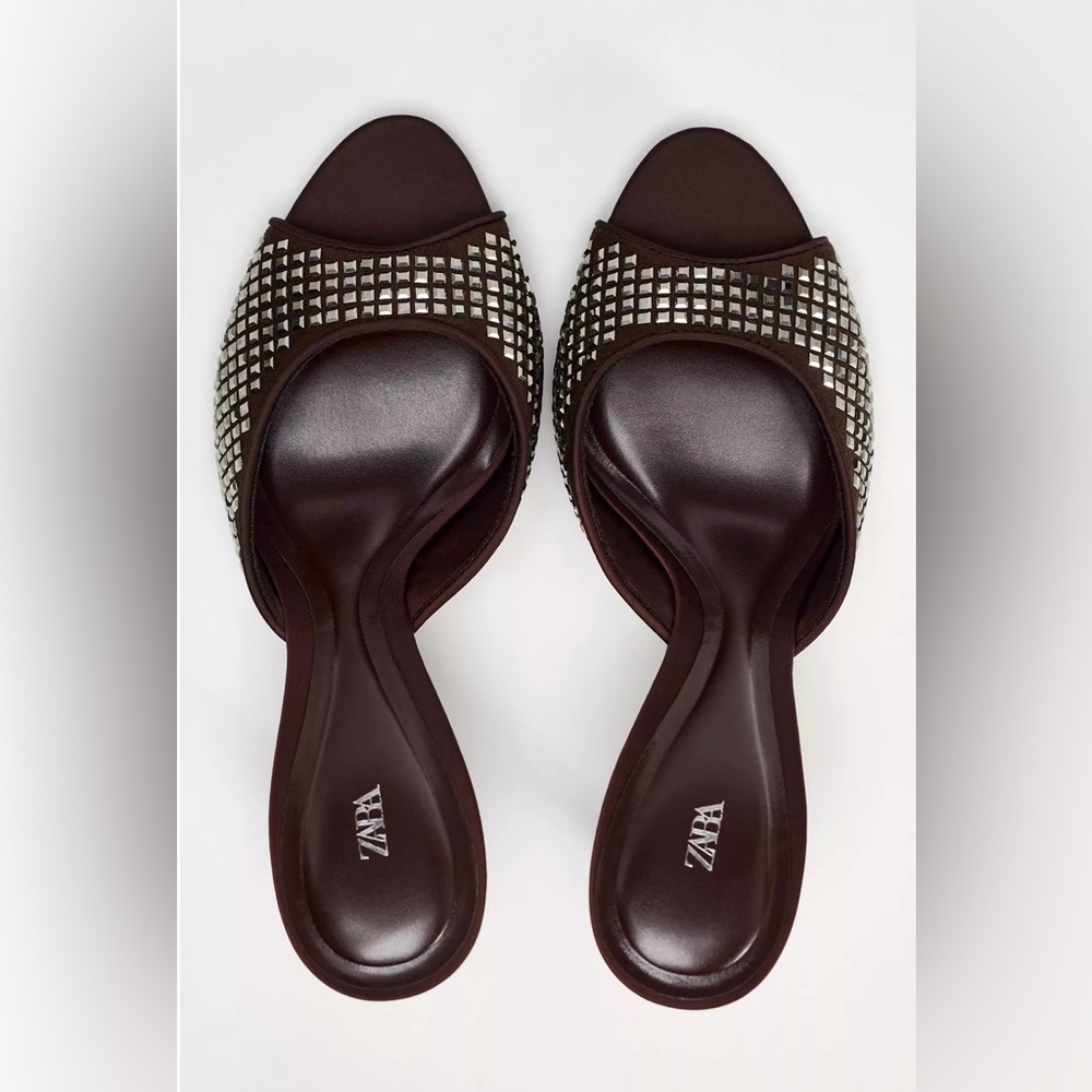 Zara Sparkly Sandals size 39